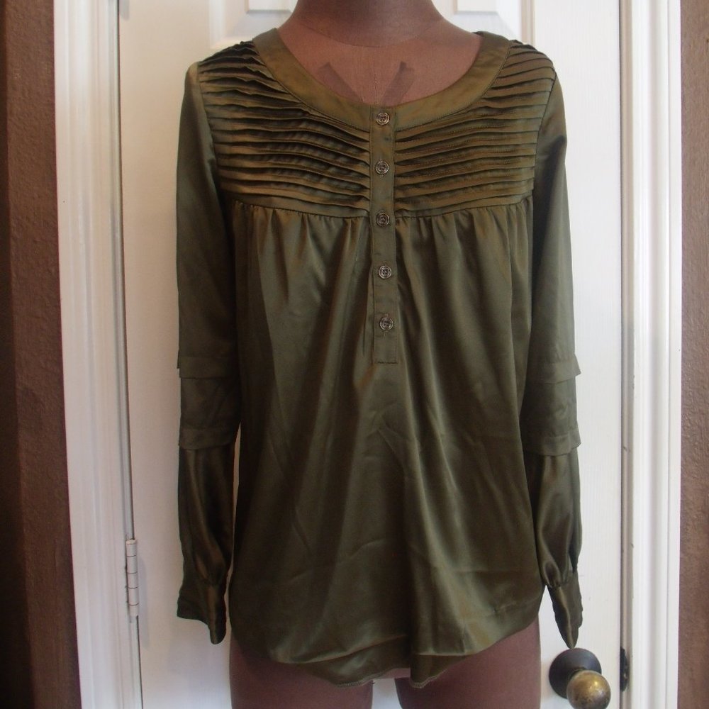 Theme Olive Green Blouse